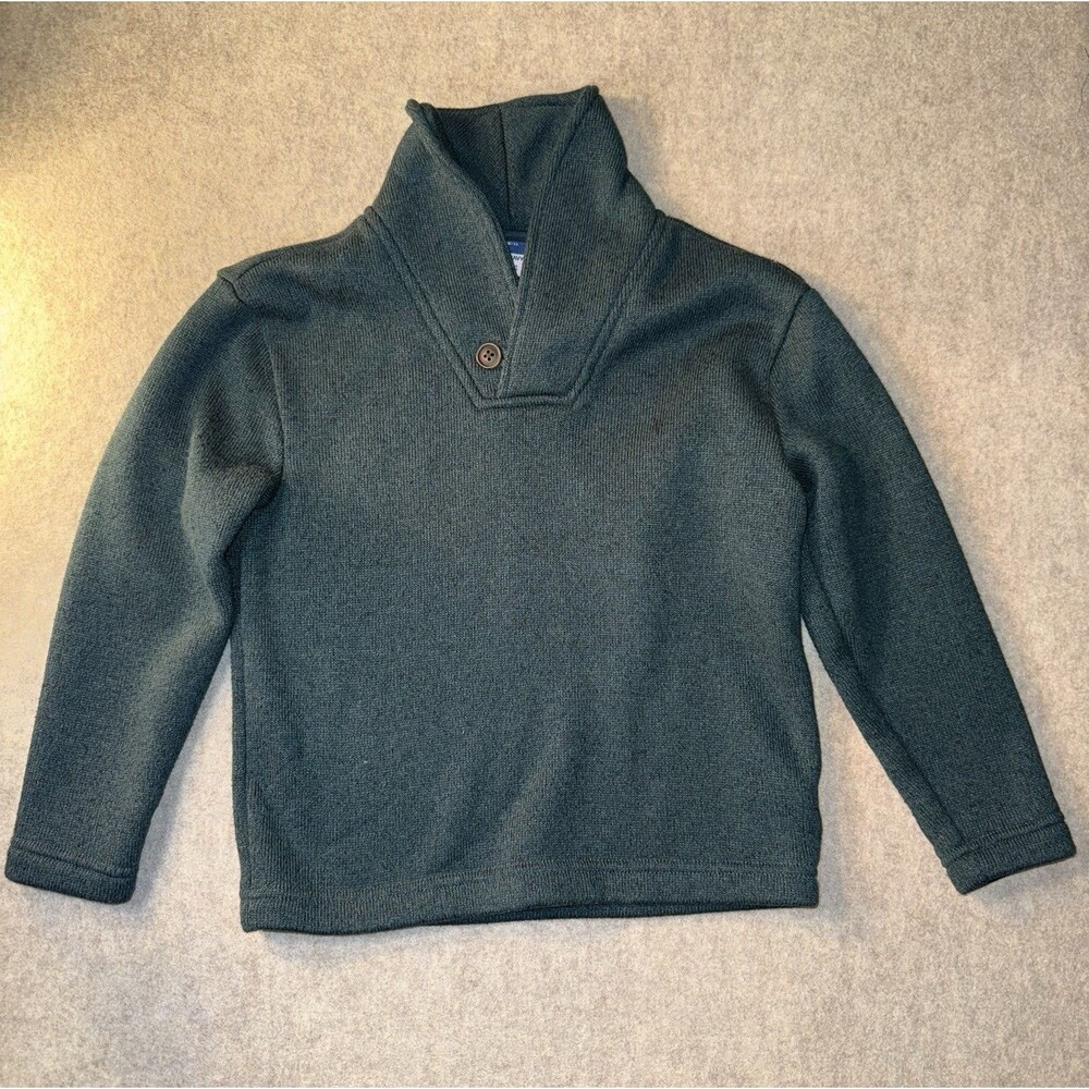 Old Navy Boys Pullover Single Button Shawl Collar Sweater Long Sleeve S (6/7)